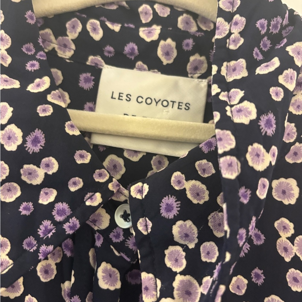 Les coyotes paris Floral Long Sleeve Dress XS - Picture 3 of 4